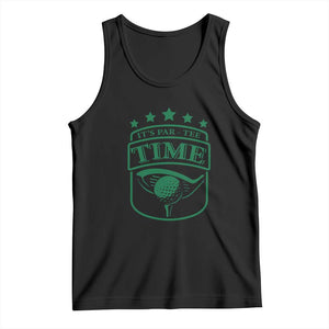 Funny Golf Lover Tank Top Let's Par - Tee Golfing Pun TS11 Black Print Your Wear