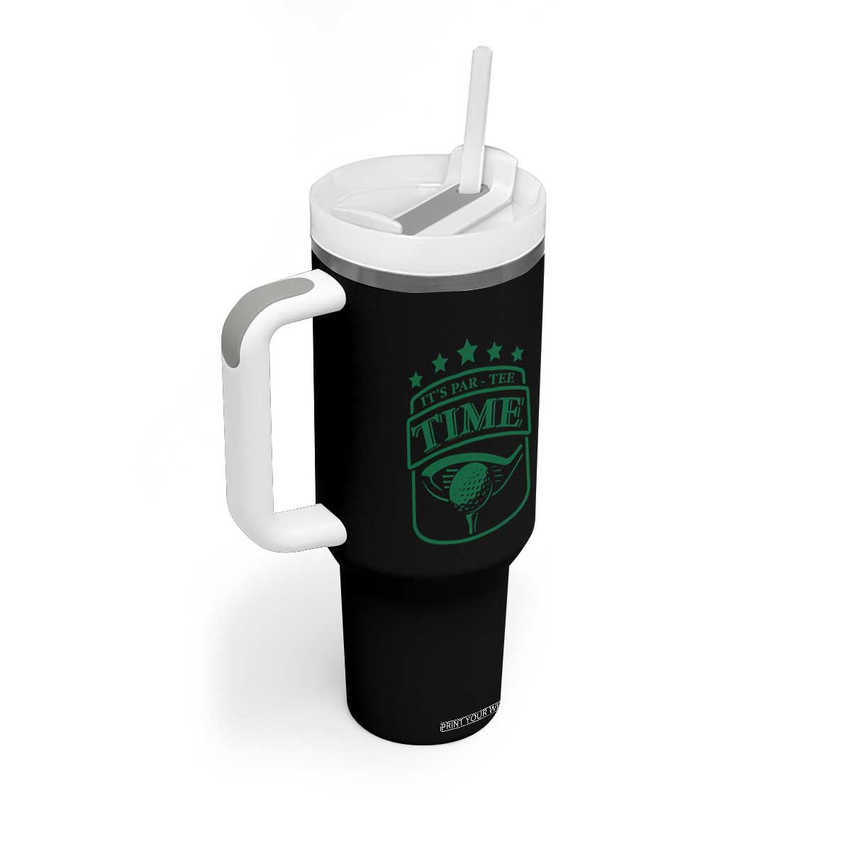 Funny Golf Lover Tumbler With Handle Let's Par - Tee Golfing Pun TS11 Print Your Wear