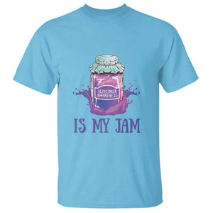 Alzheimer Is My Jam T Shirt Awareness Support Funny Saying Quotes Grape Jar TS11 Sky Print Your Wear