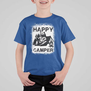 Camping Lover T Shirt For Kid Happy Camper Funny Bear Campfire Beer TS11 Royal Blue Print Your Wear