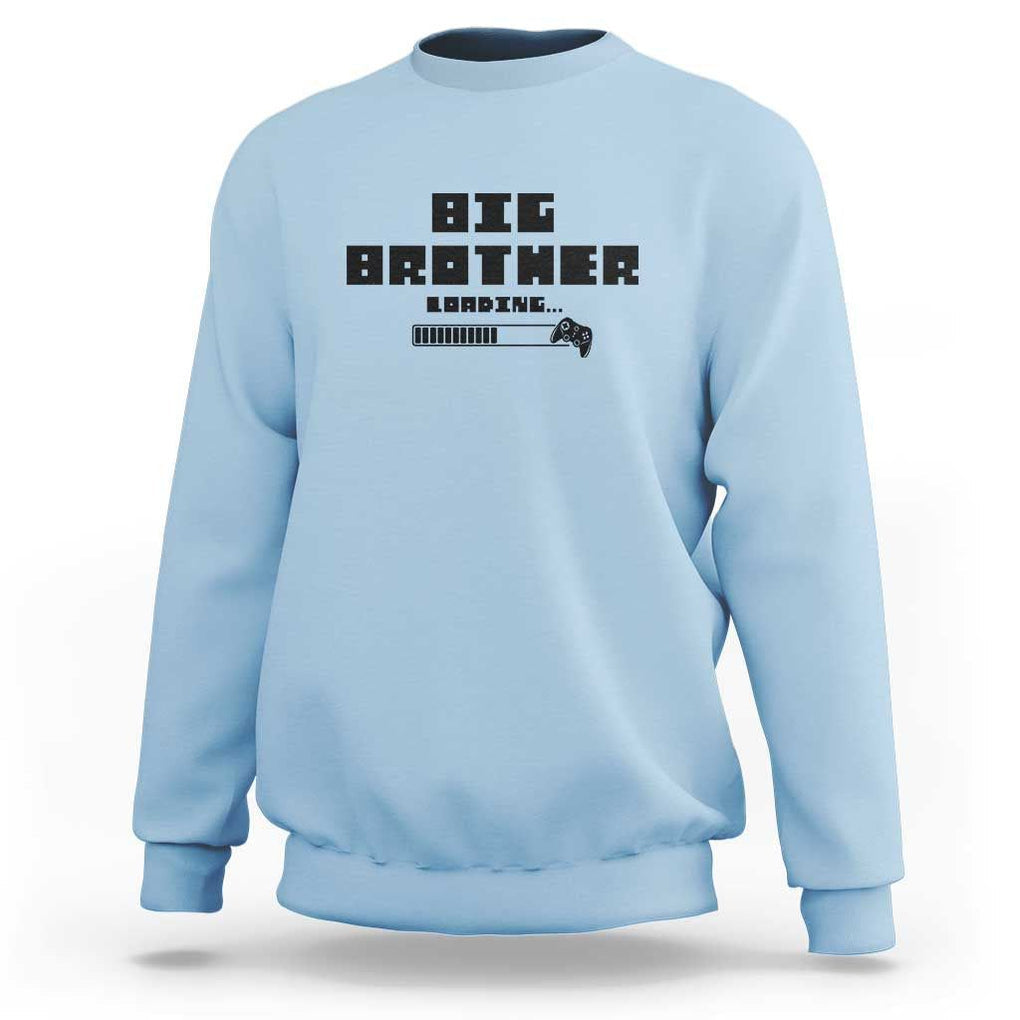 Big Brother Sweatshirt Loading Game Console TS11 Light Blue Print Your Wear