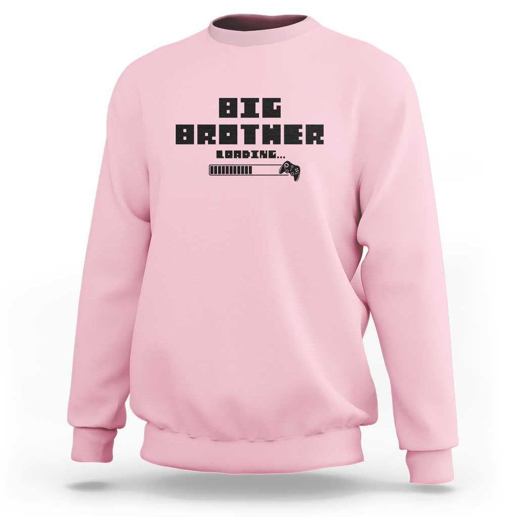 Big Brother Sweatshirt Loading Game Console TS11 Light Pink Print Your Wear