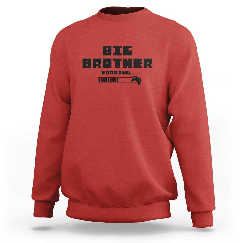 Big Brother Sweatshirt Loading Game Console TS11 Red Print Your Wear