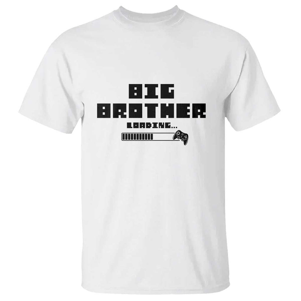 Big Brother T Shirt Loading Game Console TS11 White Print Your Wear