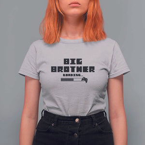 Big Brother T Shirt For Women Loading Game Console TS11 Ice Gray Print Your Wear