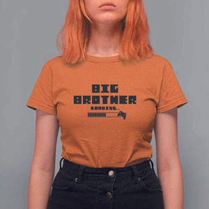 Big Brother T Shirt For Women Loading Game Console TS11 Orange Print Your Wear