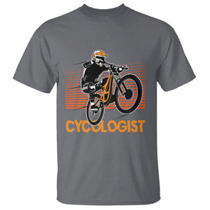 Funny Cycologist T Shirt Cycling Lover Cycle Team Rider Cyclist TS11 Charcoal Print Your Wear