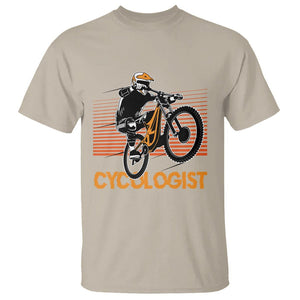 Funny Cycologist T Shirt Cycling Lover Cycle Team Rider Cyclist TS11 Sand Print Your Wear