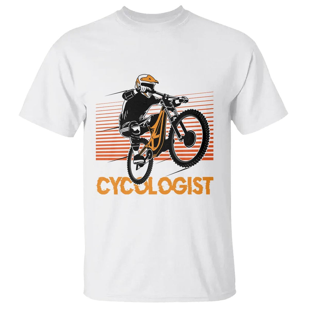 Funny Cycologist T Shirt Cycling Lover Cycle Team Rider Cyclist TS11 White Print Your Wear