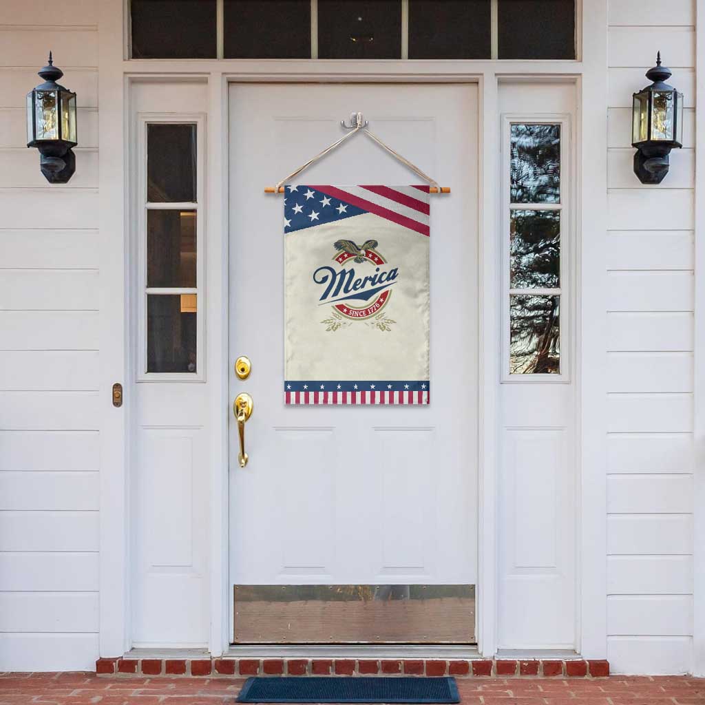 Funny Merica Since 1776 Garden Flag 4th of July Beer Lover Eagle TS11 Print Your Wear