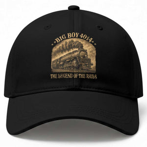 Steam Locomotive Legend of The Rails Train Baseball Cap TS11 Print Your Wear