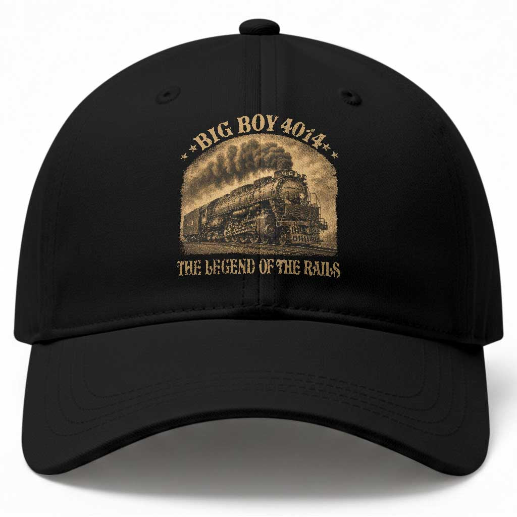 Steam Locomotive Legend of The Rails Train Baseball Cap TS11 Print Your Wear