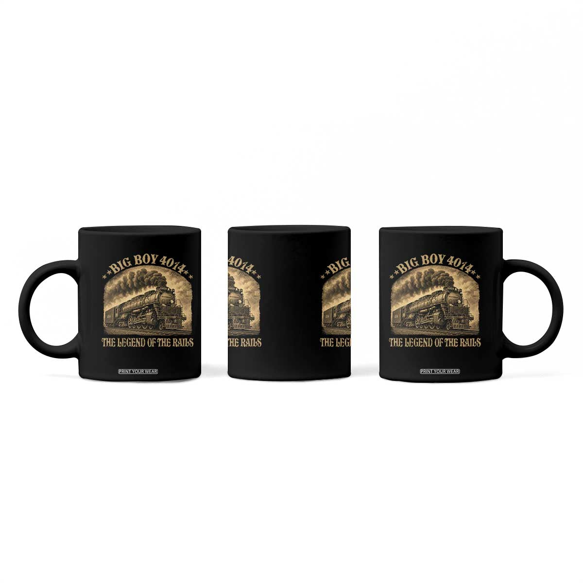 Steam Locomotive Legend of The Rails Train Coffee Mug TS11 Print Your Wear