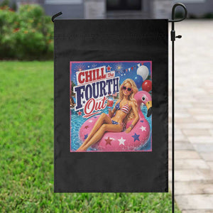 Chill The Fourth Out Doll Meme 4th of July Garden Flag TS11 Print Your Wear