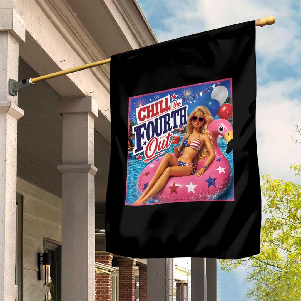 Chill The Fourth Out Doll Meme 4th of July Garden Flag TS11 Print Your Wear