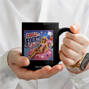 Chill The Fourth Out Doll Meme 4th of July Coffee Mug TS11 Print Your Wear