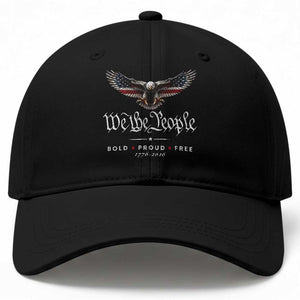 We The People Patriotic Bald Eagle USA 250th Anniversary Bold Proud Free Baseball Cap TS11 Print Your Wear