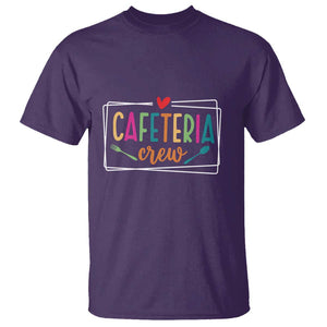 Cafeteria Crew T Shirt Lunch Lady Squad Spoon Fork TS11 Purple Print Your Wear