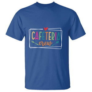 Cafeteria Crew T Shirt Lunch Lady Squad Spoon Fork TS11 Royal Blue Print Your Wear