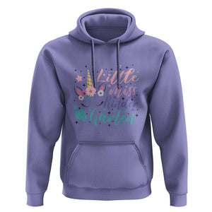 Back To School Hoodie Little Miss Kindergarten Unicorn TS11 Violet Print Your Wear