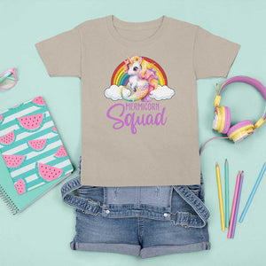 Mermicorn Squad T Shirt For Kid Mermaids Unicorns Birthday Party Rainbow TS11 Sand Print Your Wear