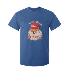 Trump Supporter T Shirt For Kid Santa's Favorite President Trump 2024 Christmas TS11 Royal Blue Print Your Wear