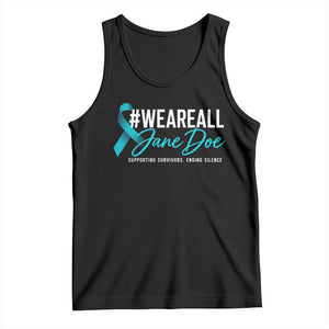 We Are All Jane Doe Tank Top Supporting Survivors Ending Silence Sexual Assault Awareness Ribbon