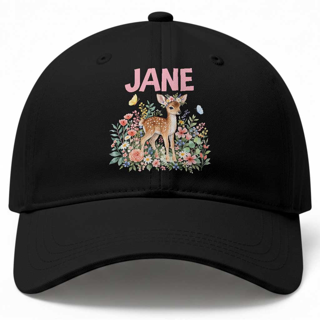 Jane Doe Floral Deer Puns Baseball Cap Protect Survivors and Womens Movement