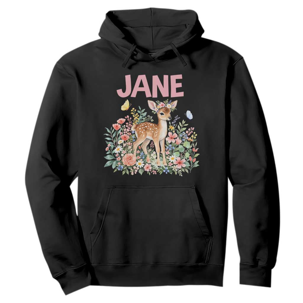 Jane Doe Floral Deer Puns Hoodie Protect Survivors and Womens Movement