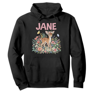 Jane Doe Floral Deer Puns Hoodie Protect Survivors and Womens Movement