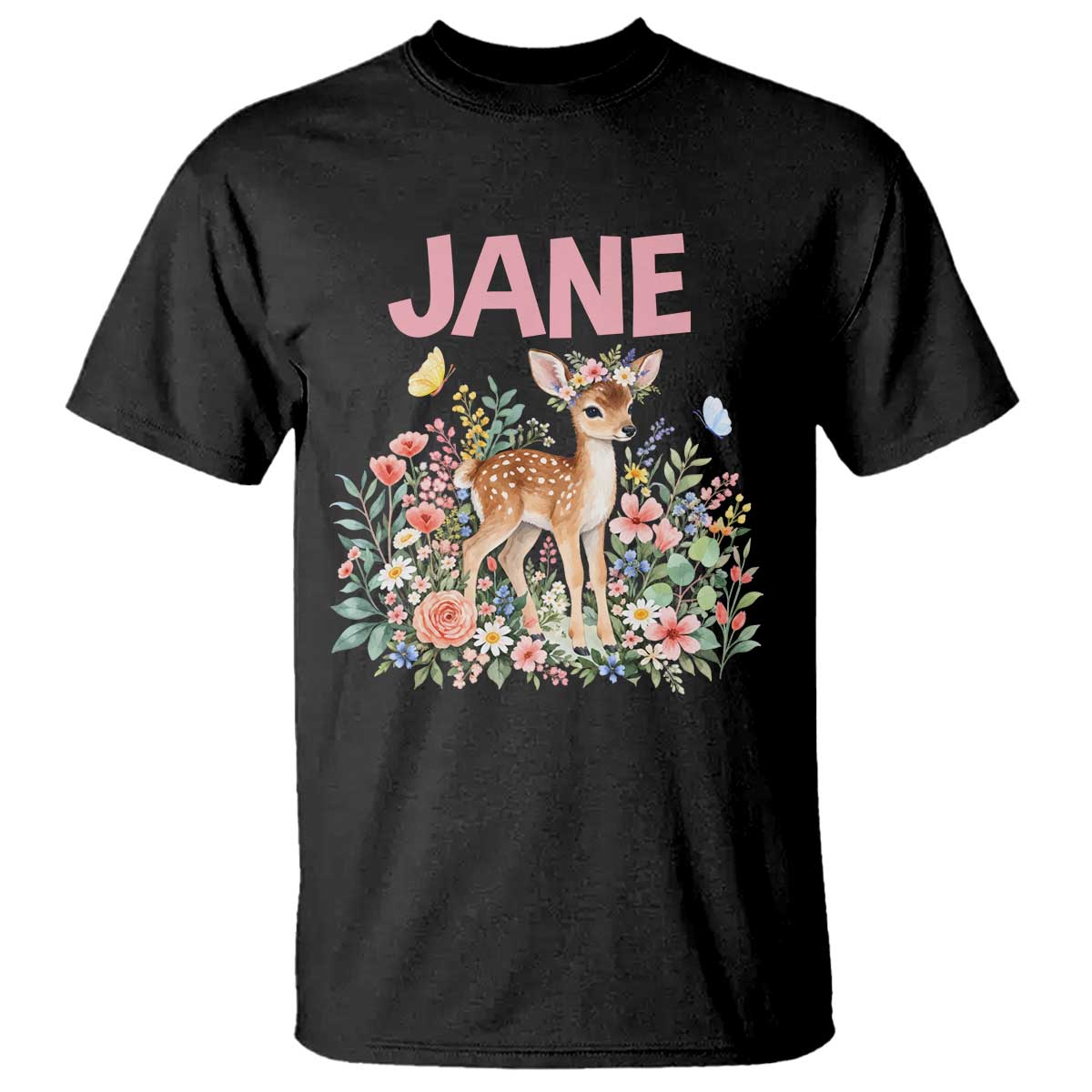 Jane Doe Floral Deer Puns T Shirt Protect Survivors and Womens Movement