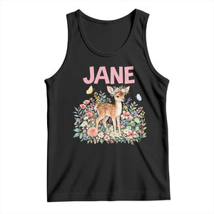Jane Doe Floral Deer Puns Tank Top Protect Survivors and Womens Movement