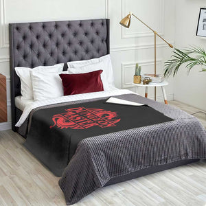 Funny Dungeon Master Throw Blanket RPG Gamer D20 Tabletop Red Dragon TS11 Print Your Wear