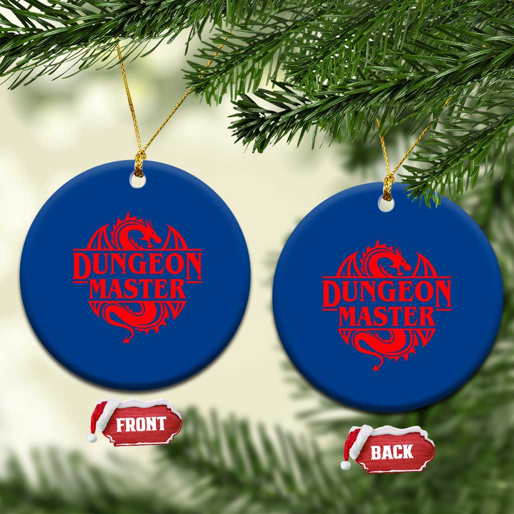 Funny Dungeon Master Ceramic Ornament RPG Gamer D20 Tabletop Red Dragon TS11 1pc Blue Print Your Wear