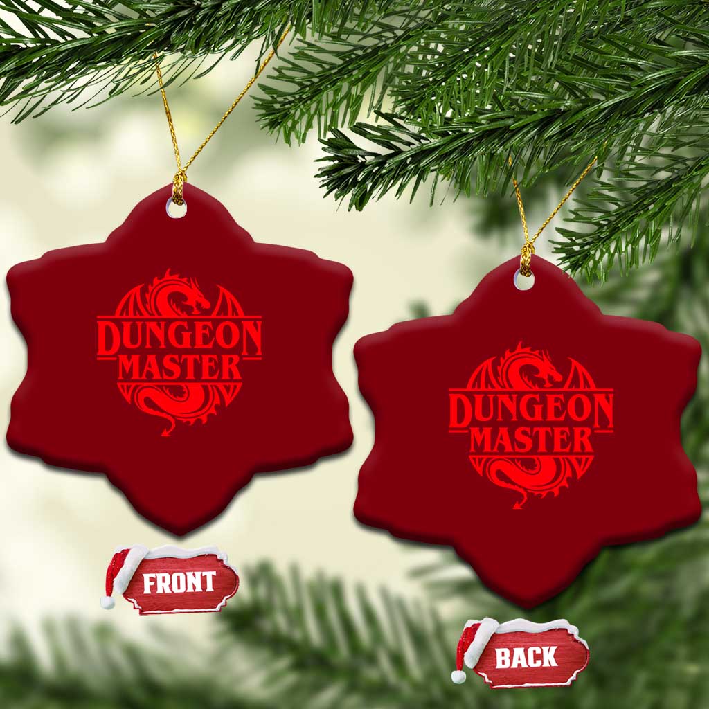 Funny Dungeon Master Ceramic Ornament RPG Gamer D20 Tabletop Red Dragon TS11 Print Your Wear