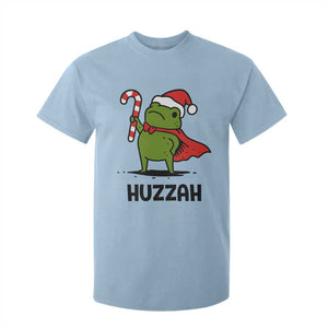 Funny Christmas Huzzah Frog Knight Meme Quote T Shirt For Kid TS11 Light Blue Print Your Wear