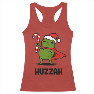 Funny Christmas Huzzah Frog Knight Meme Quote Racerback Tank Top TS11 Red Print Your Wear