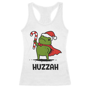Funny Christmas Huzzah Frog Knight Meme Quote Racerback Tank Top TS11 White Print Your Wear