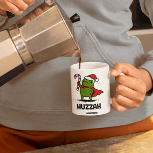 Funny Christmas Huzzah Frog Knight Meme Quote Coffee Mug TS11 Print Your Wear