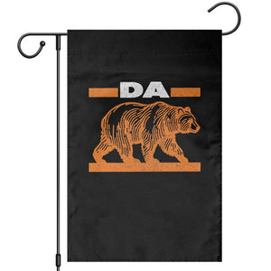 Bear Lover Garden Flag Funny Wildlife Orange Bear Walking TS11 Black Print Your Wear
