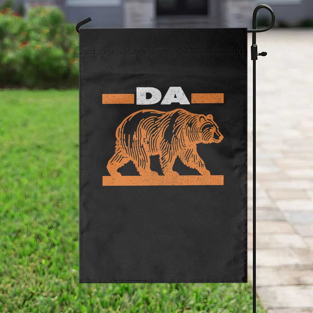 Bear Lover Garden Flag Funny Wildlife Orange Bear Walking TS11 Print Your Wear
