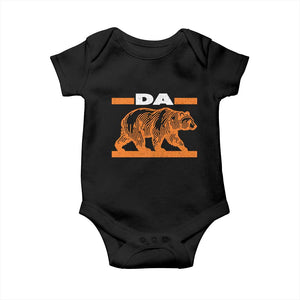 Bear Lover Baby Onesie Funny Wildlife Orange Bear Walking TS11 Black Print Your Wear