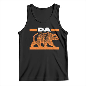 Bear Lover Tank Top Funny Wildlife Orange Bear Walking TS11 Black Print Your Wear