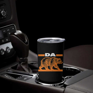 Bear Lover Tumbler Cup Funny Wildlife Orange Bear Walking TS11 Print Your Wear