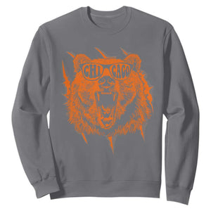 Wildlife Grizzly Bear Chicago Lover Sweatshirt TS11 Charcoal Print Your Wear