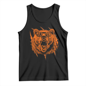 Funny Grizzly Bear Sport Fan Game Day Tank Top TS11 Black Print Your Wear