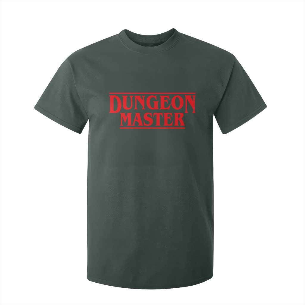 Funny Dungeon Master T Shirt For Kid RPG Gamer D20 Tabletop Gaming TS11 Dark Forest Green Print Your Wear