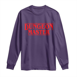Funny Dungeon Master Long Sleeve Shirt RPG Gamer D20 Tabletop Gaming TS11 Purple Print Your Wear