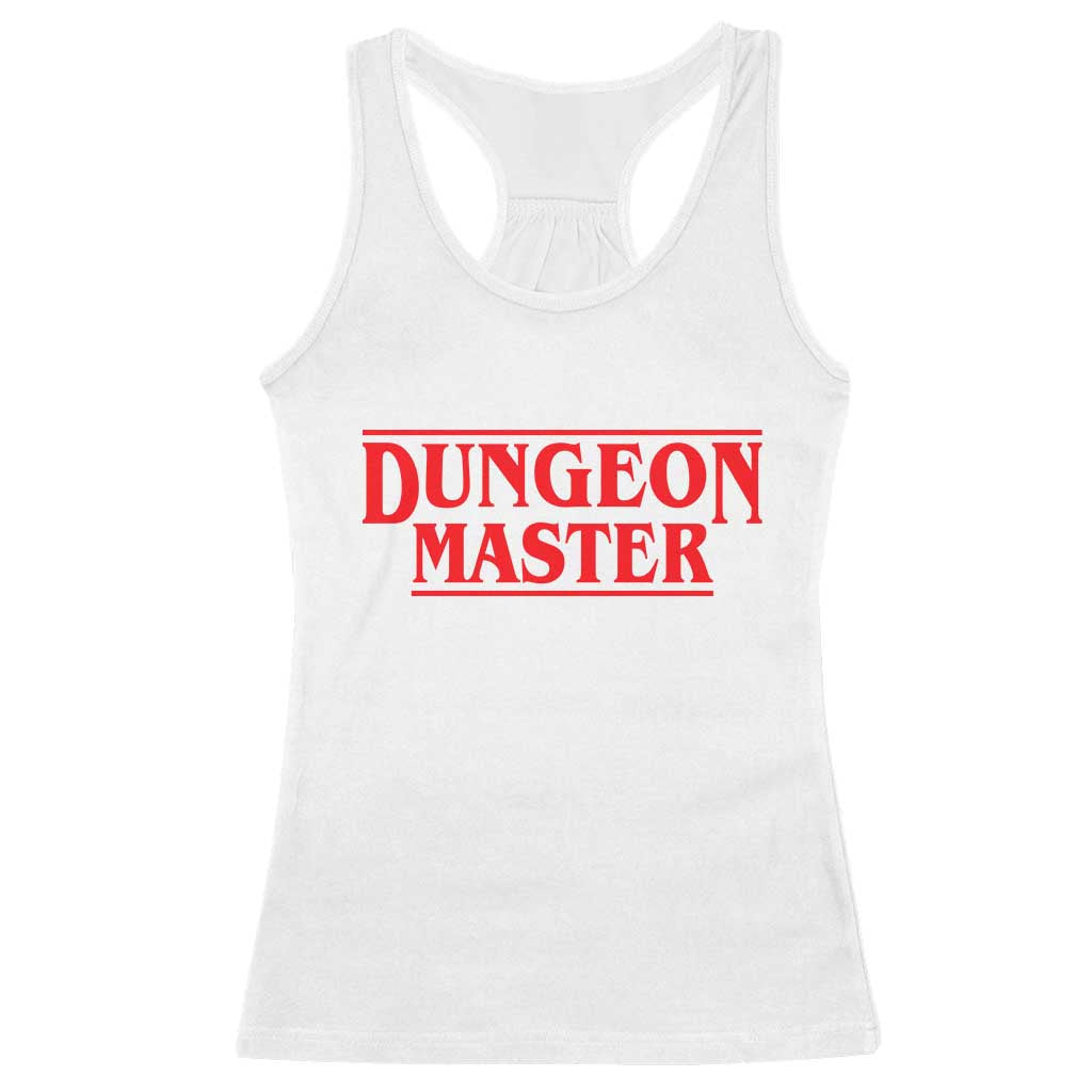 Funny Dungeon Master Racerback Tank Top RPG Gamer D20 Tabletop Gaming TS11 White Print Your Wear