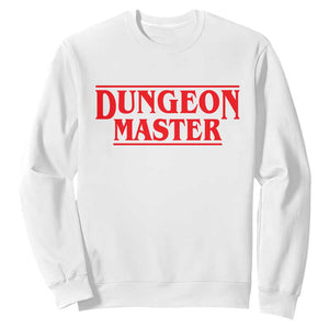 Funny Dungeon Master Sweatshirt RPG Gamer D20 Tabletop Gaming TS11 White Print Your Wear